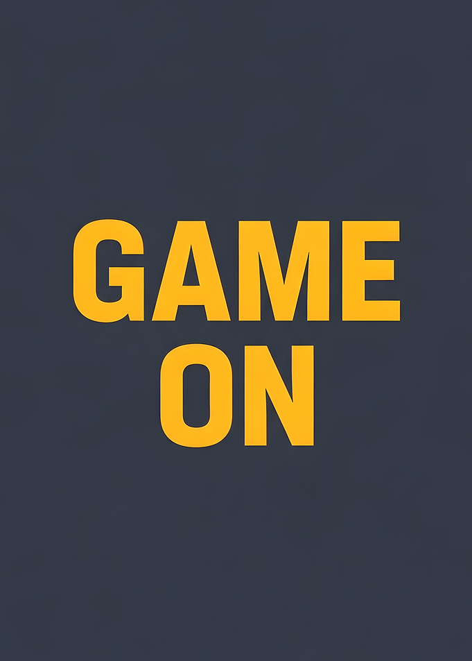 Game On Text Art