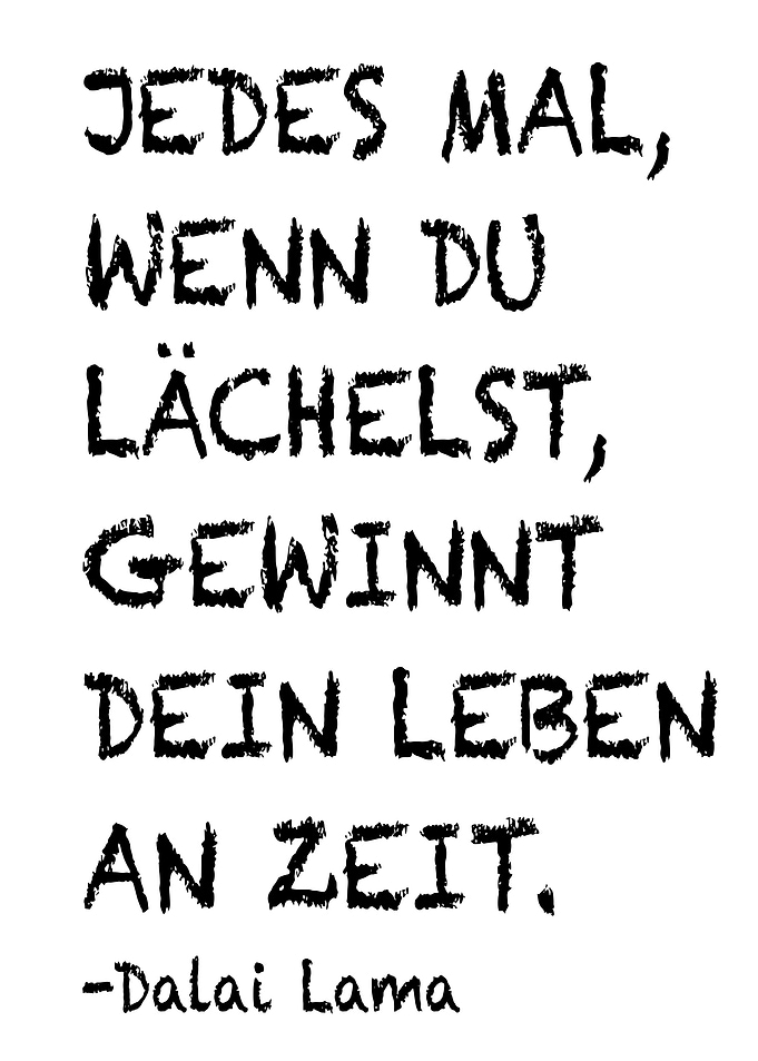 Dalai Lama quote about smiling
