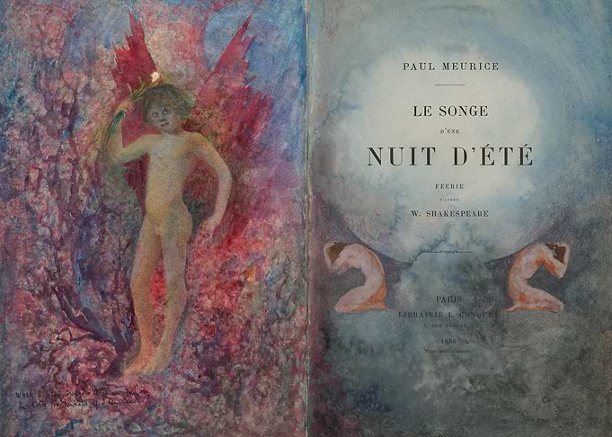 Fairy and Title Page of A Midsummer Night's Dream