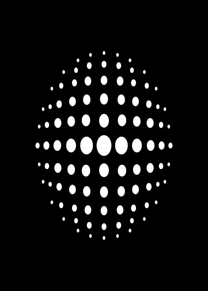 Abstract Halftone Sphere