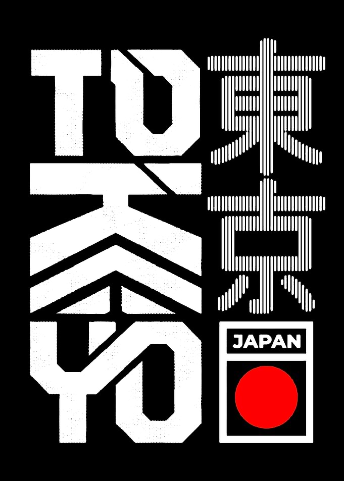 Tokyo Japan Graphic Design