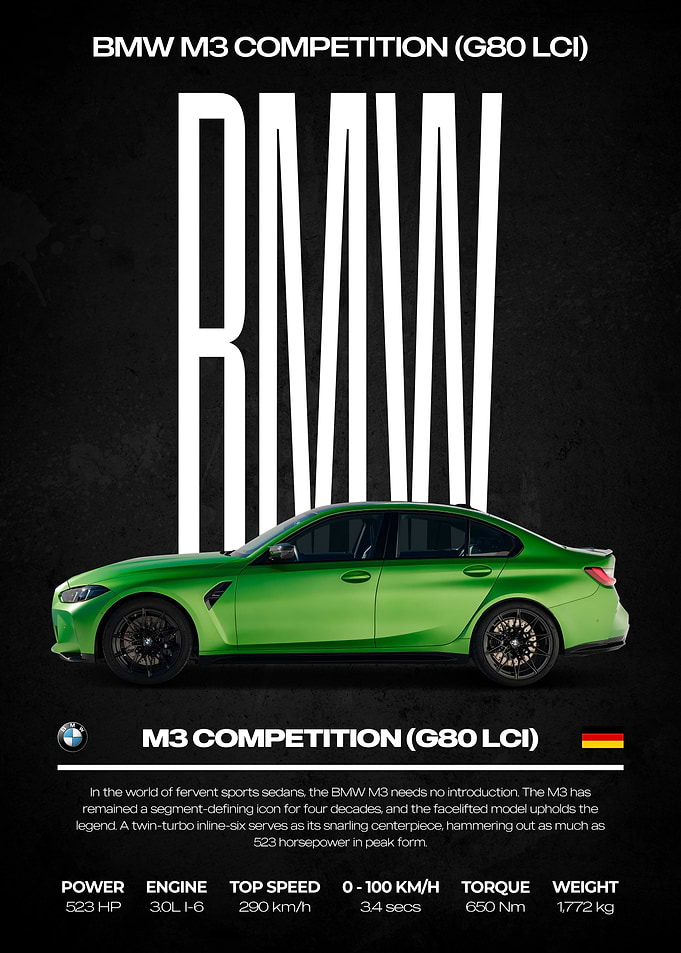 BMW M3 Competition G80 LCI