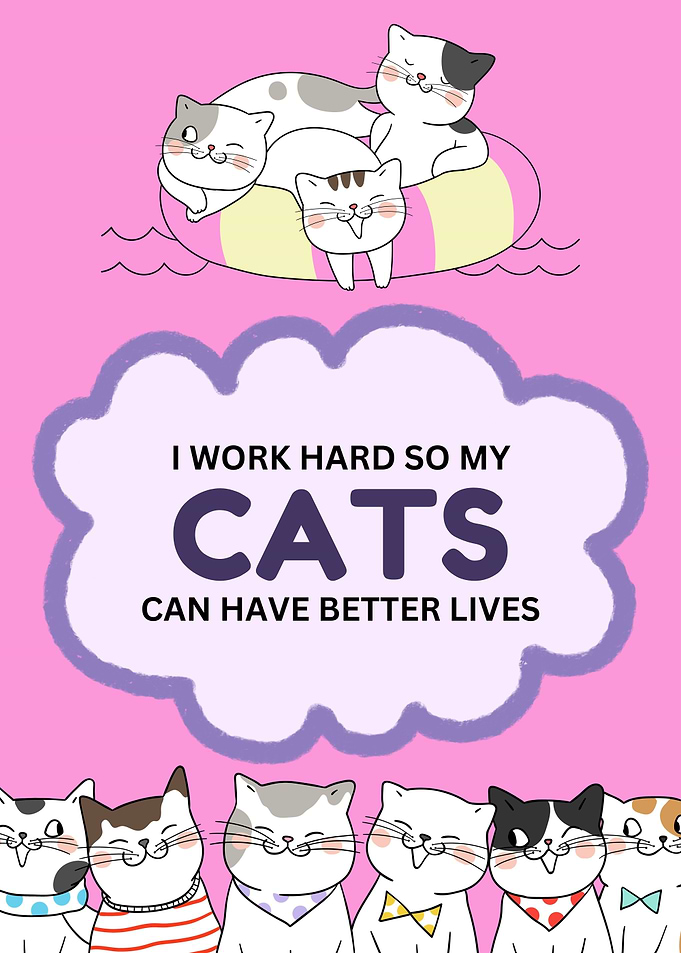 Cute Cats Working for Better Lives