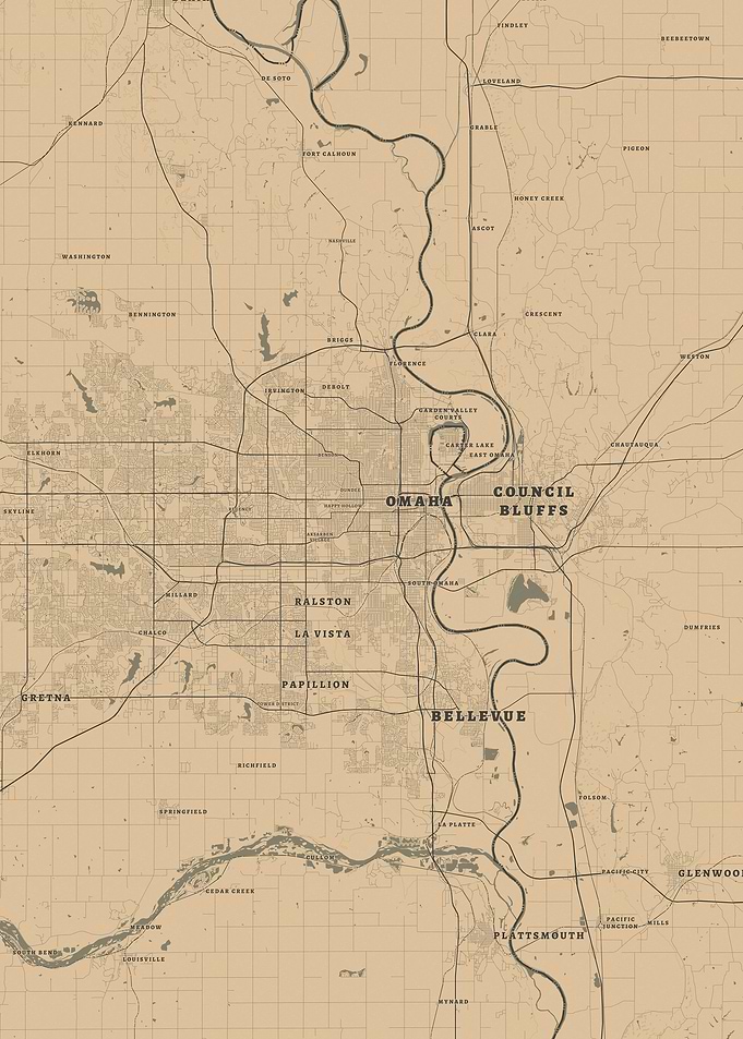 Omaha and Council Bluffs, Nebraska