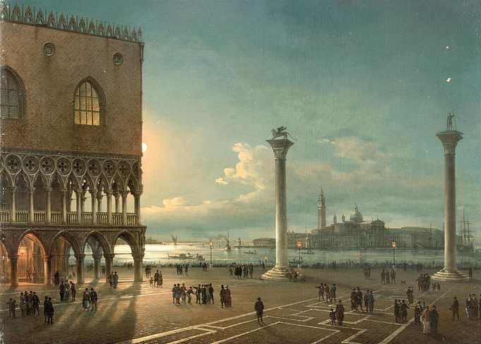 Venice Piazza San Marco at Sunset