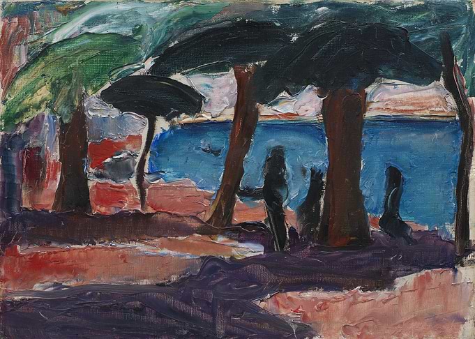 Figures by the Sea