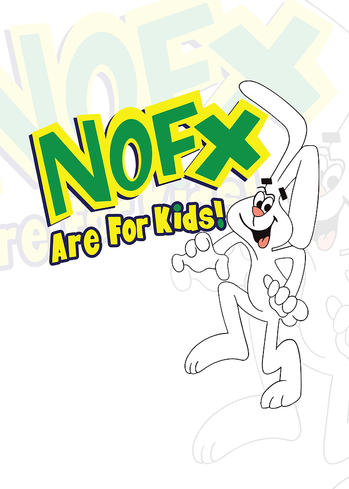 NOFX cartoon bunny 'Are For Kids!'