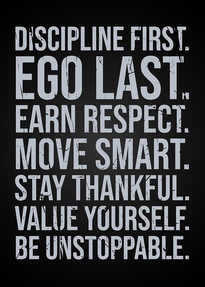 Discipline First Motivational Quote