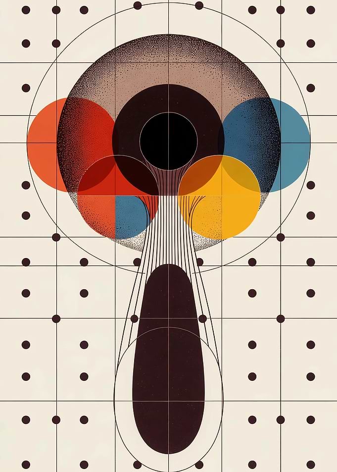 Geometric Composition with Circles and Grids