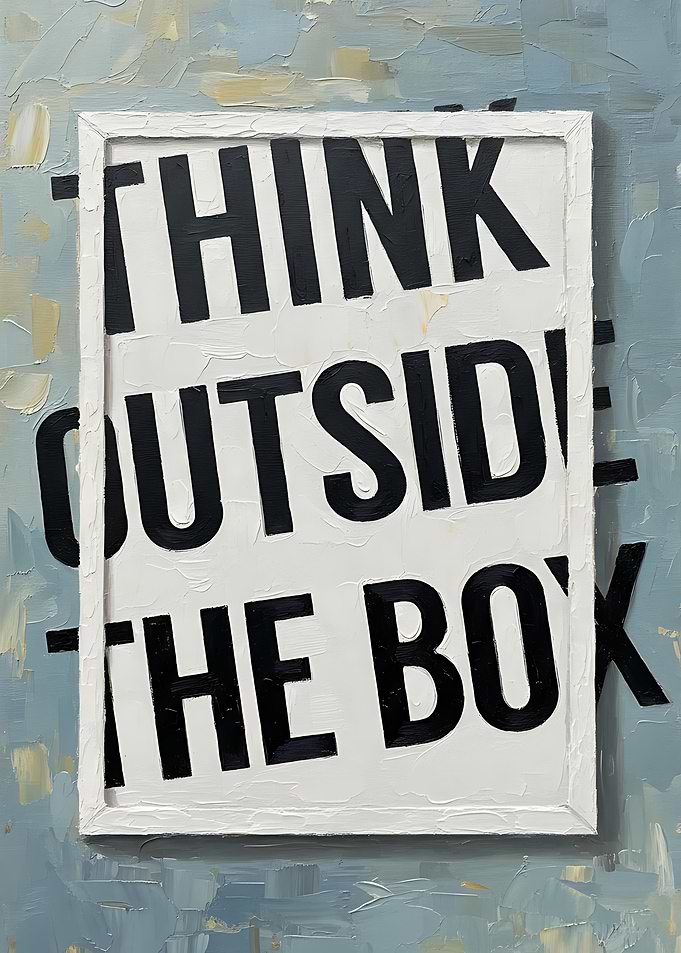 Think Outside The Box Art