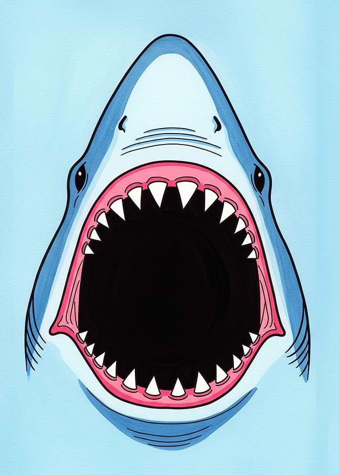 Shark Mouth Open