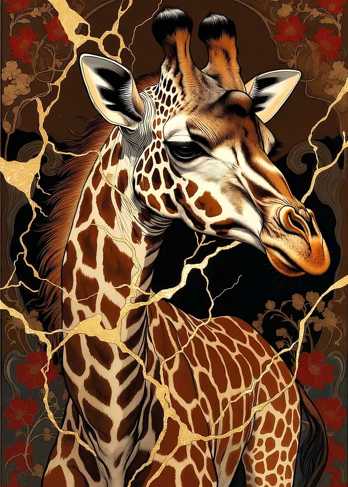 Kintsugi Giraffe