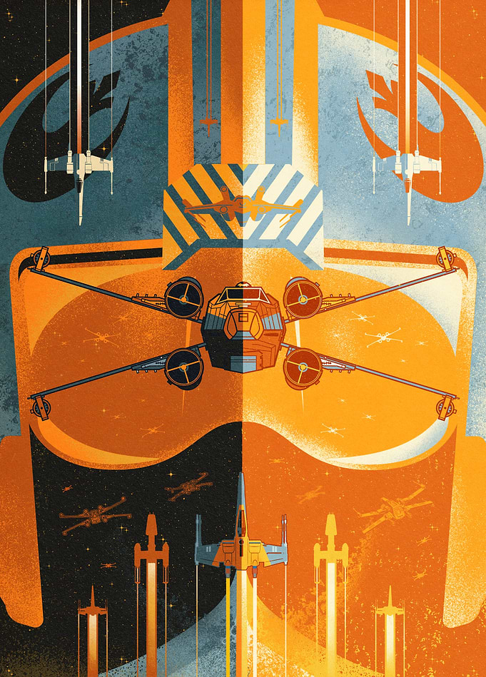 Dual-toned X-Wing