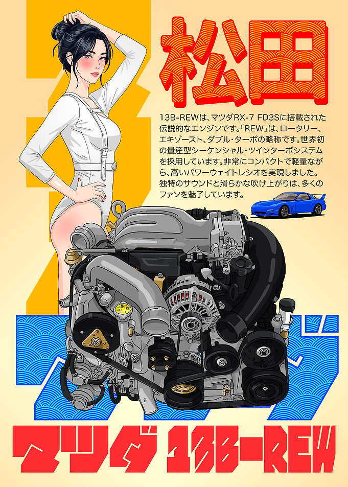 Mazda 13B-REW Engine