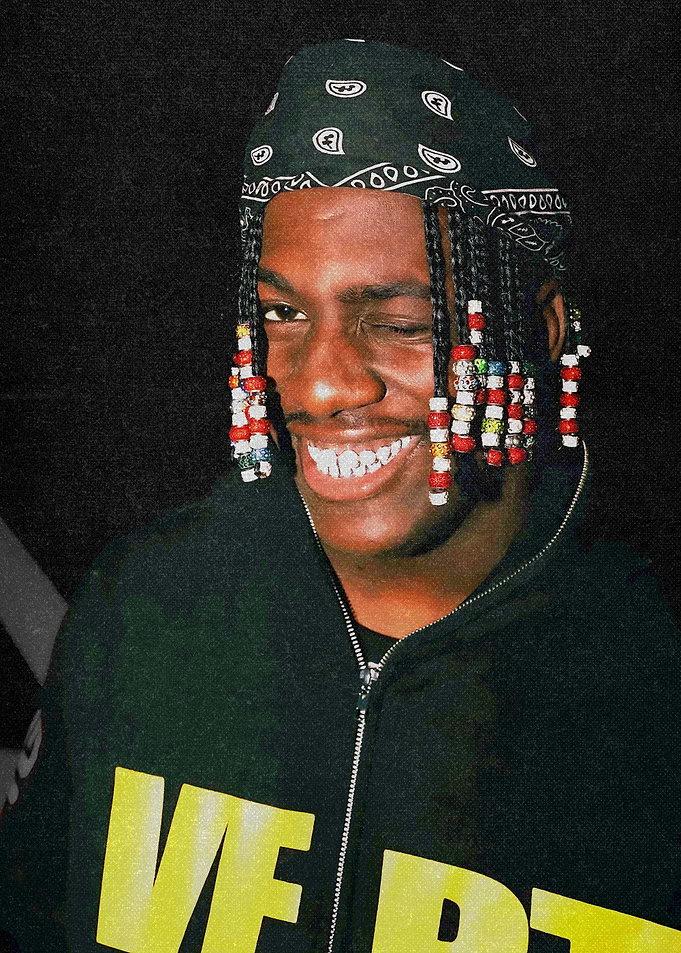Lil Yachty with beaded braids