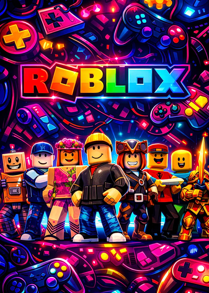Roblox Characters and Logo