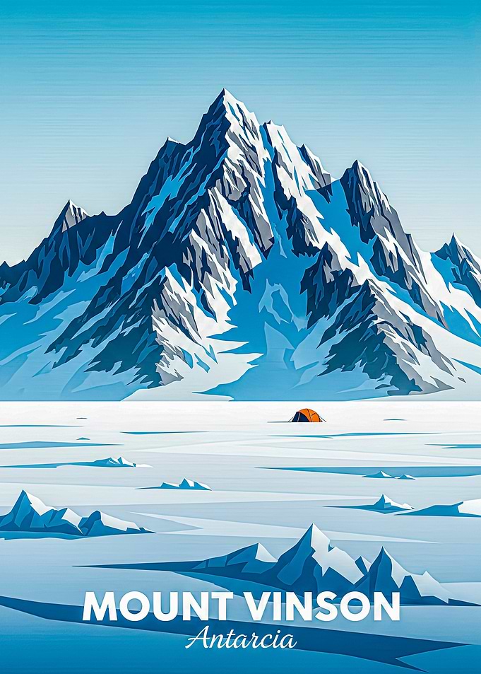 Mount Vinson Antarctica Poster