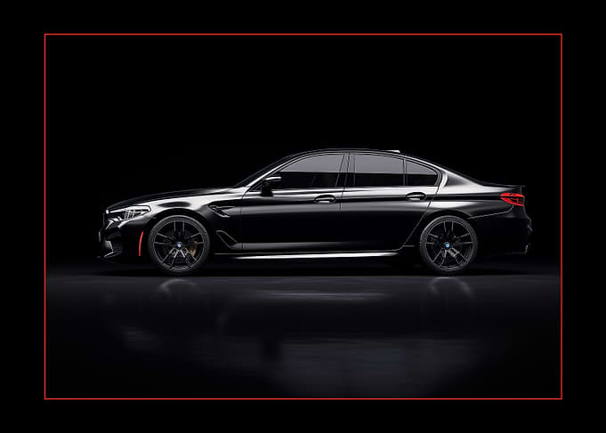Black BMW M5 Sedan