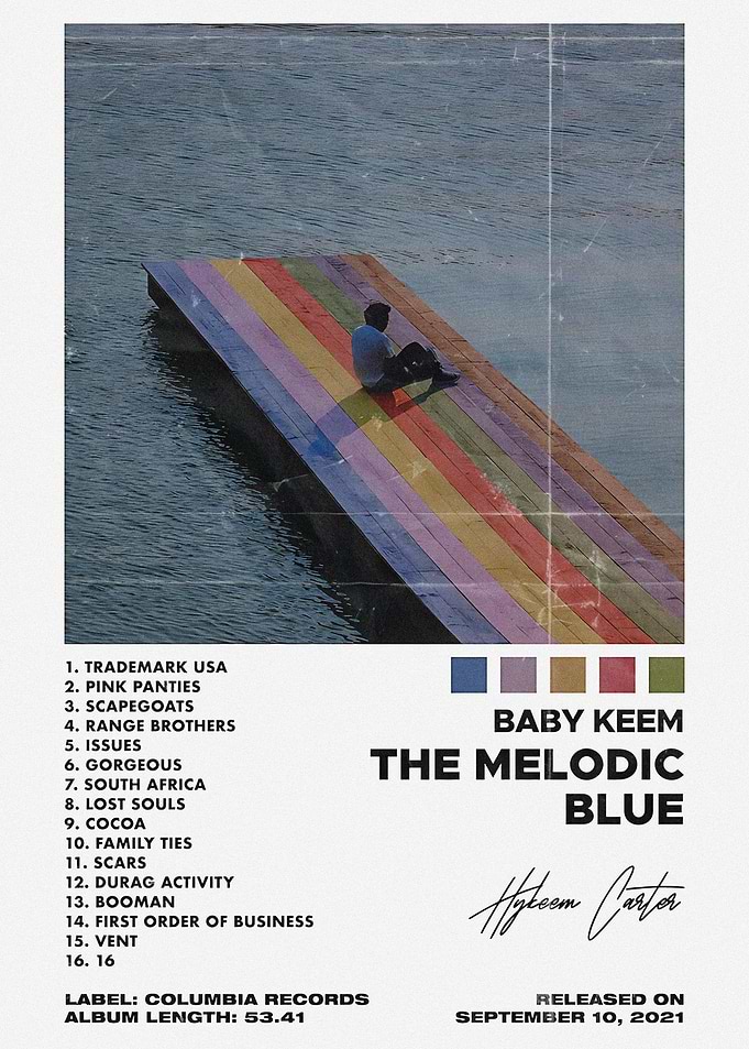 Baby Keem The Melodic Blue Album Poster