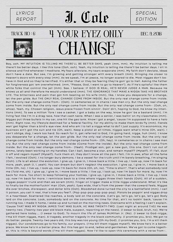 J. Cole Change
