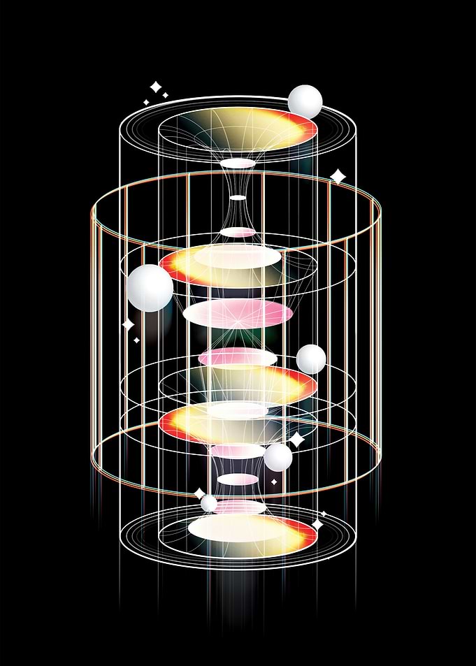 Abstract Wormhole and Spheres