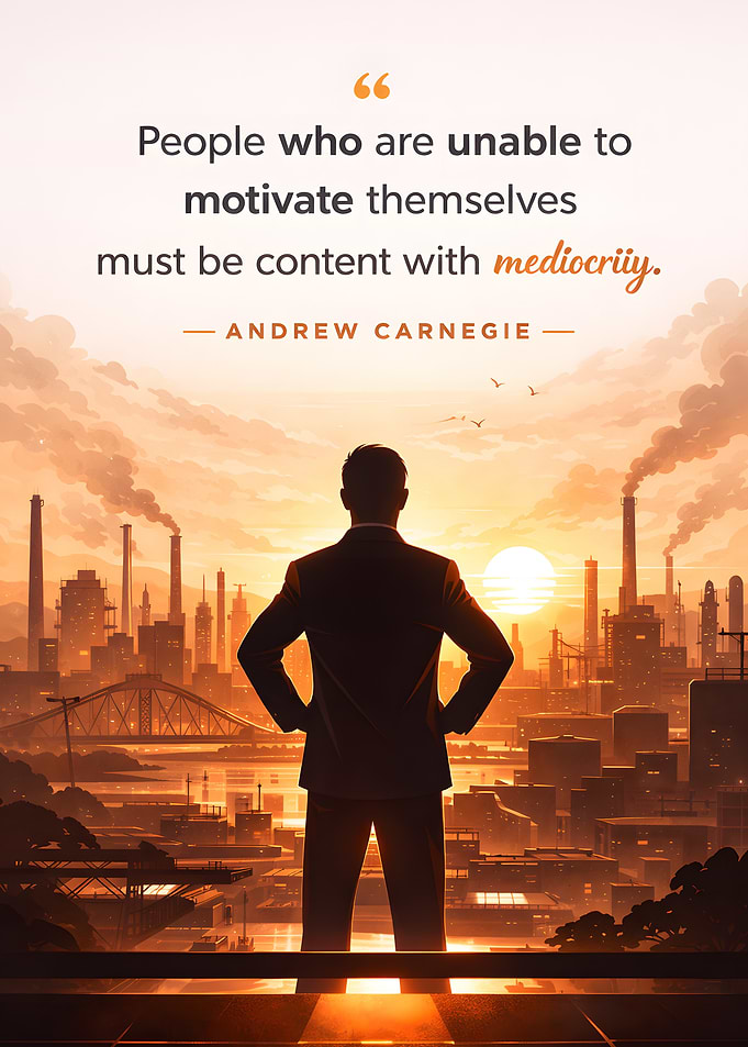 Andrew Carnegie quote about motivation