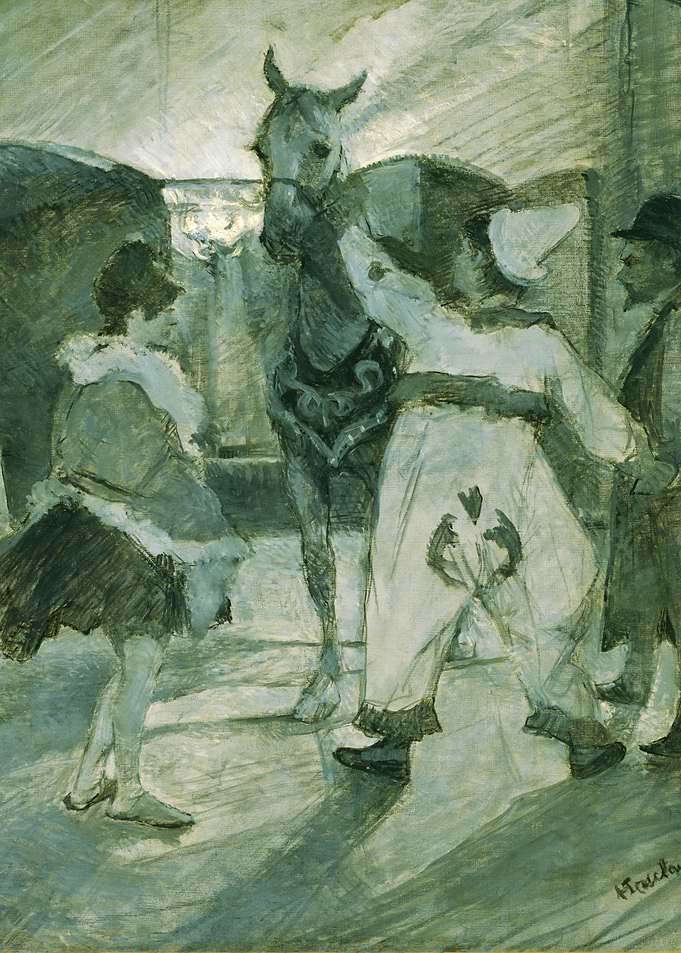 Circus Performers with Horse