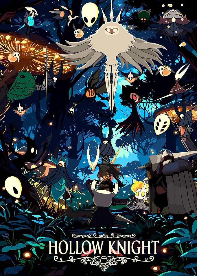 Hollow Knight Characters in Forest