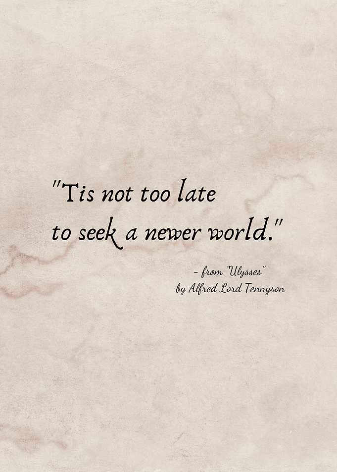 Inspirational Quote on Textured Background