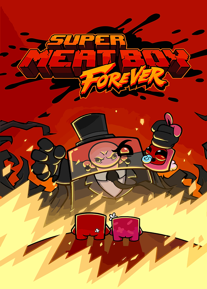 Super Meat Boy Forever Game Art