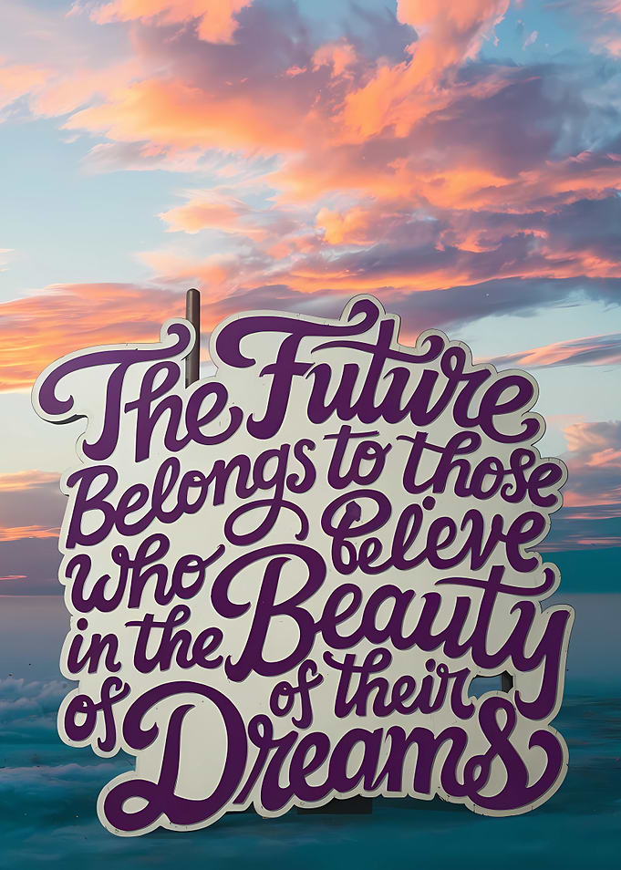 Inspirational Quote Sign
