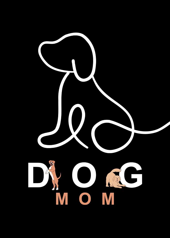 Dog Mom Text Art