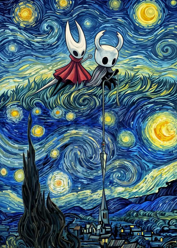 Hollow Knight Starry Night