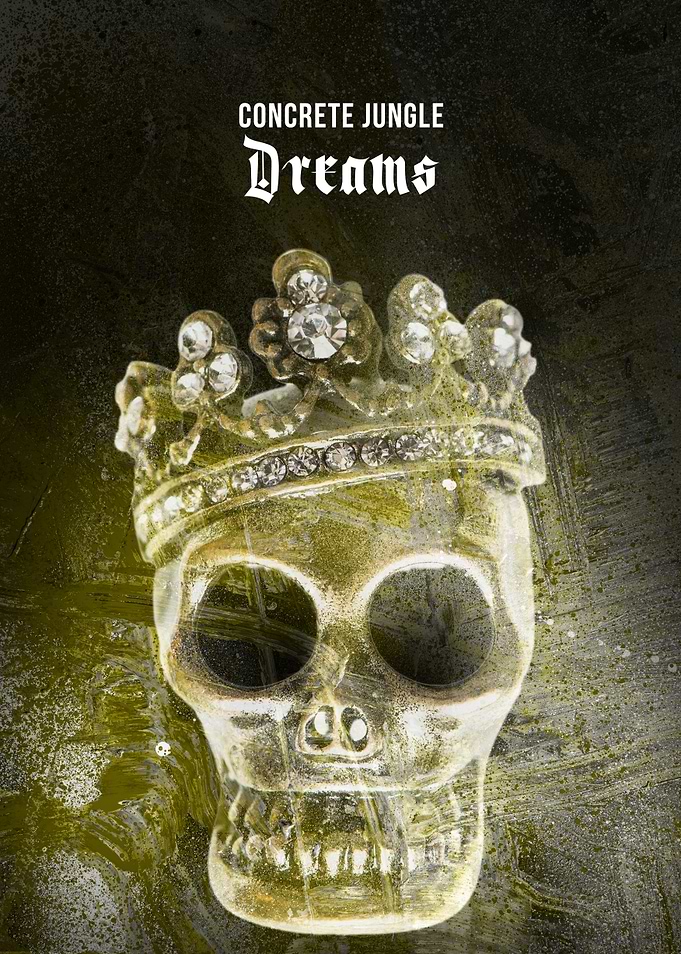 concrete jungle dreams - Skull with Crown