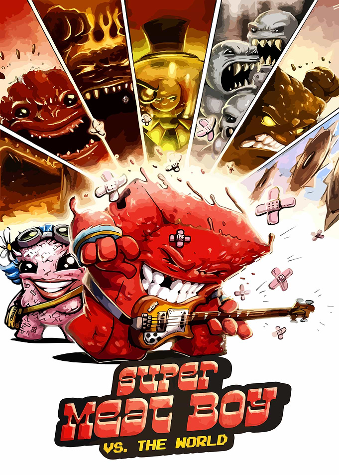 Super Meat Boy Poster
