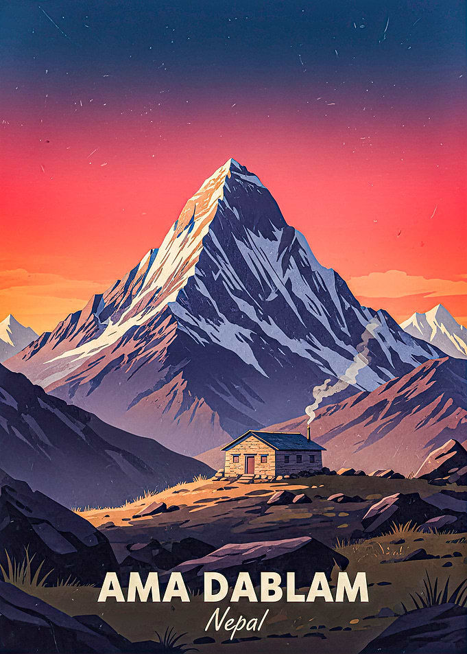 Ama Dablam Nepal Mountain Cabin