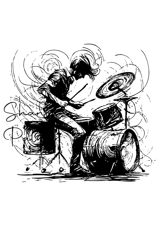 Drummer in Action