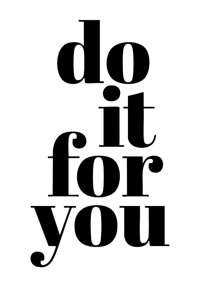 Do it for you text art