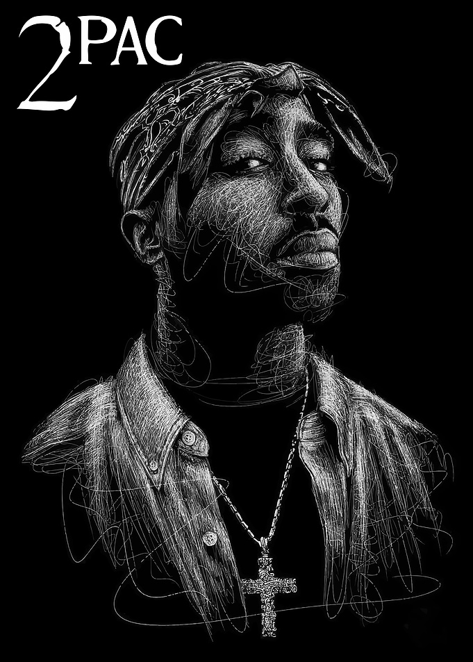 Tupac Shakur Portrait