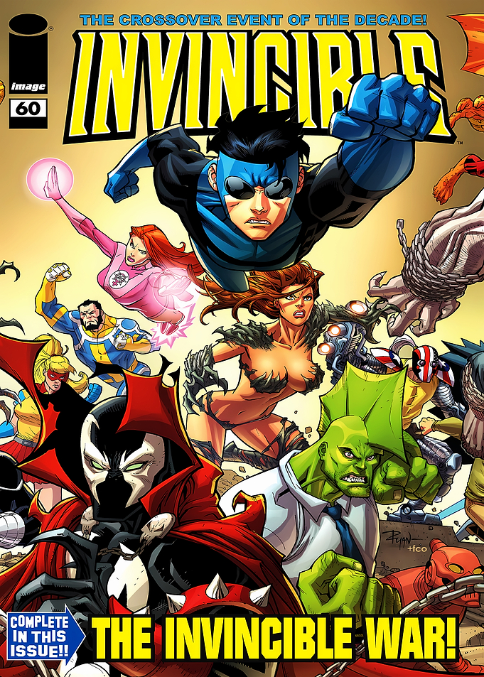 The Invincible War Comic Cover