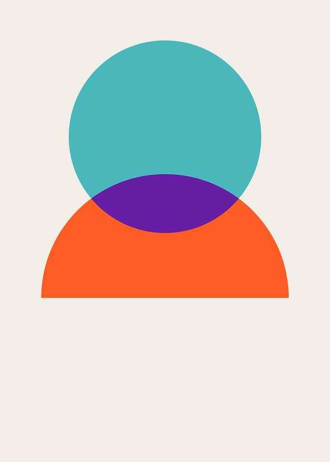 Abstract Geometric Person Icon