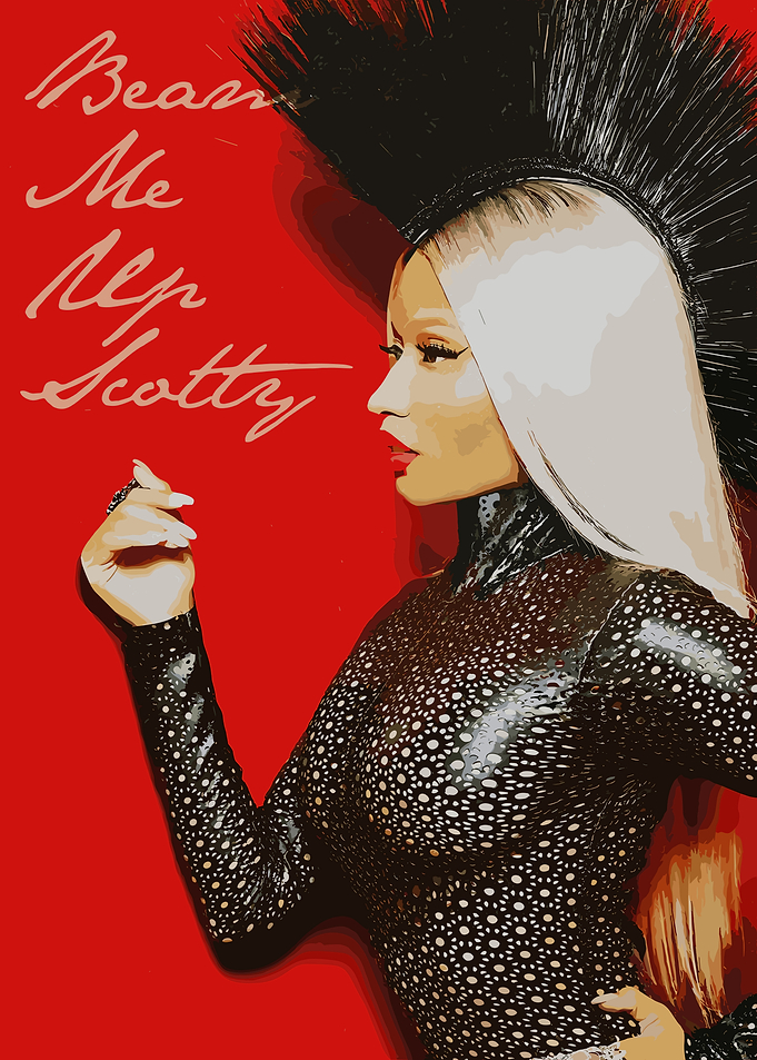 Nicki Minaj - Beam Me Up Scotty Album Art