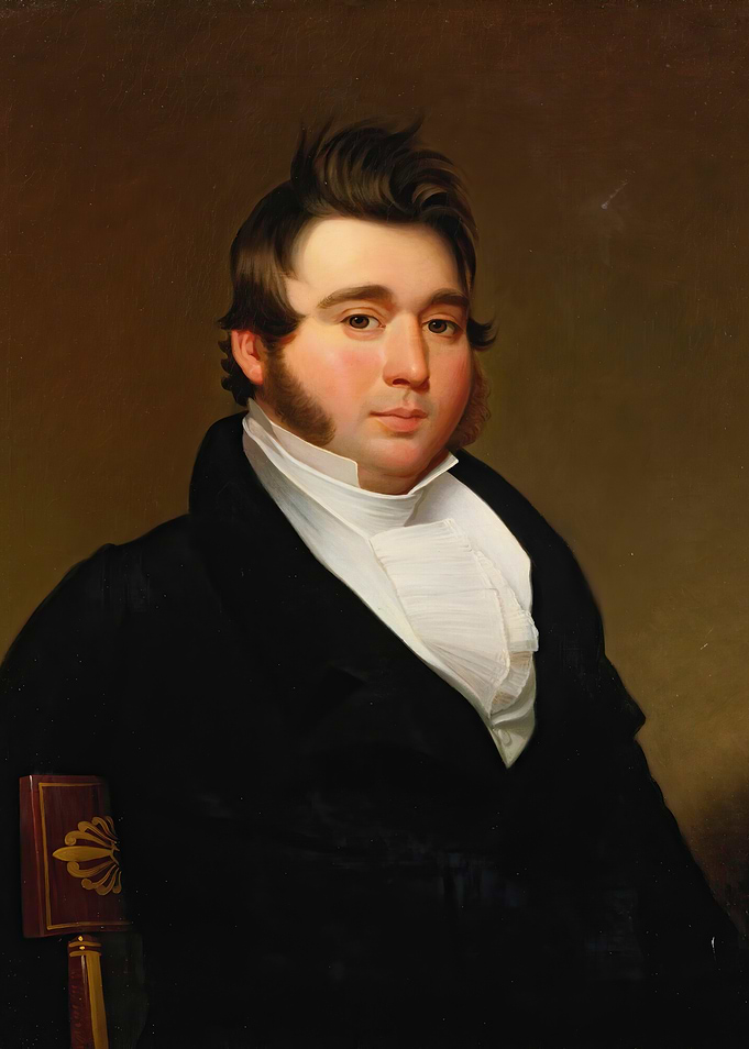 Portrait of a Man in a Black Coat