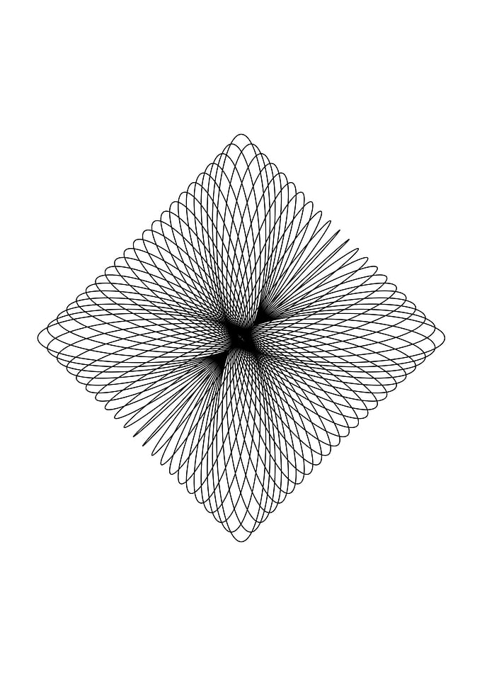 Geometric Spirograph Pattern