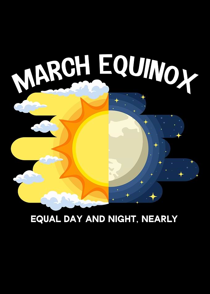 March Equinox Sun and Moon