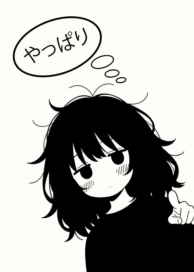 Anime Girl Thinking