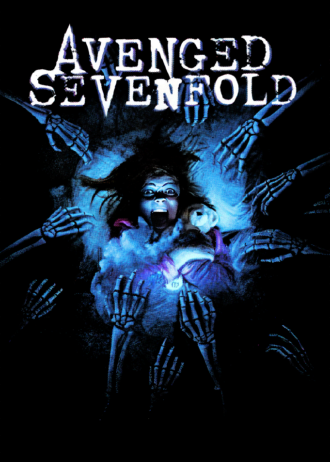 Avenged Sevenfold Skeleton Hands Poster