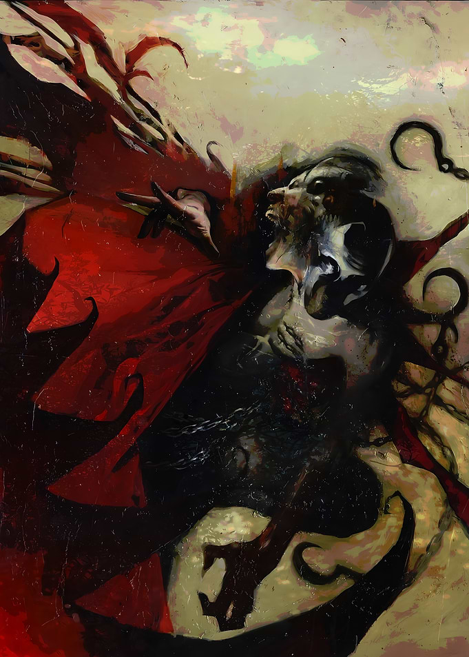 Spawn in Dramatic Pose