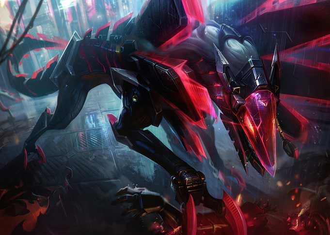 Cybernetic Creature in Neon City