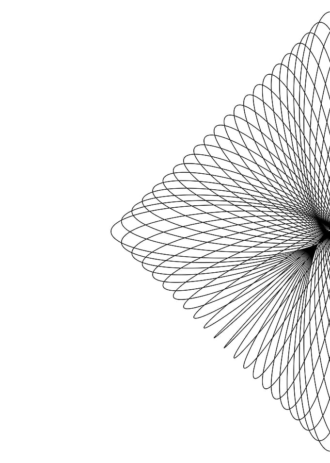 Abstract Swirling Geometric Pattern